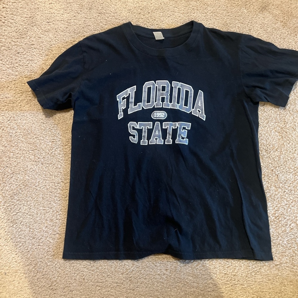 SHEIN Black Florida State Tee